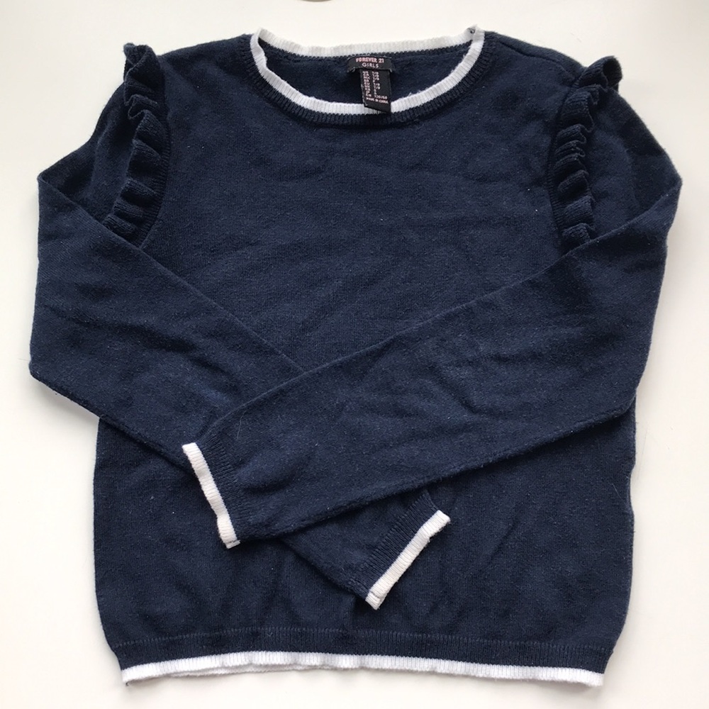 Forever 21 GIRLS Ligth Navy Blue Sweater size 7/8